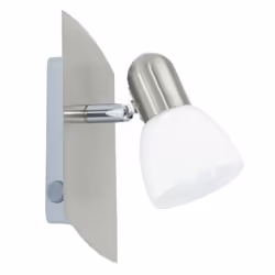 EGLO ENEA, Surface, Rond, 1 ampoule(s), E14, IP20, Nickel, Blanc