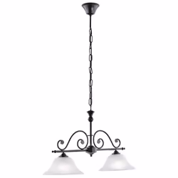 EGLO MURCIA, Surface, Noir, Blanc, Blanc, Verre, Acier, Salon, IP20