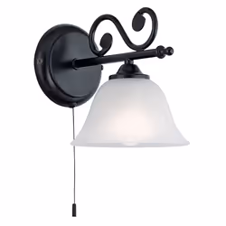 EGLO MURCIA, Surface, 1 ampoule(s), E14, IP20, Noir, Blanc