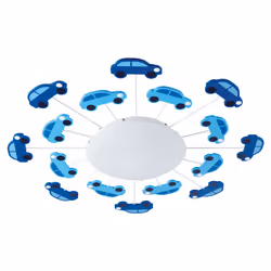 EGLO VIKI 1, 1 ampoule(s), E27, IP20, Bleu