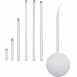 EGLO 92288, IP20, Anti-éclaboussures, Blanc, Acier, 120 mm, 1570 mm