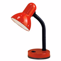 La lampe de bureau BASIC de la marque EGLO se caractérise par une structure en métal et polycarbonate avec une finition rouge ...