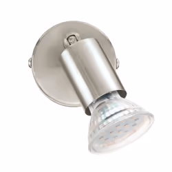 EGLO BUZZ-LED, 1 ampoule(s), GU10, 3000 K, IP20, Métallique
