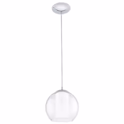 EGLO BOLSANO éclairage en suspension Support flexible E27 60 W Chrome