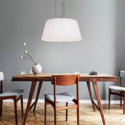 EGLO BIBRO 1 éclairage de plafond Nickel, Blanc E27 LED
