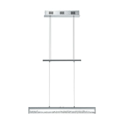 EGLO Cardito 1 éclairage en suspension Support flexible Chrome, Transparent