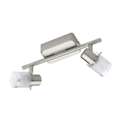 EGLO Orvieto 1 Spot d'éclairage de surface Nickel, Transparent, Blanc Ampoule(s) non remplaçable(s)