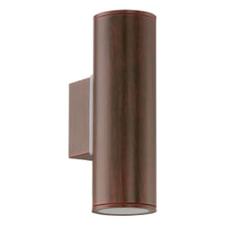 EGLO RIGA Éclairage mural extérieur GU10 LED 3 W Marron