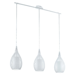 EGLO Razoni éclairage en suspension Support flexible E27 Blanc