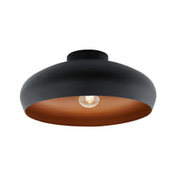 EGLO Mogano éclairage de plafond Noir, Cuivre E27