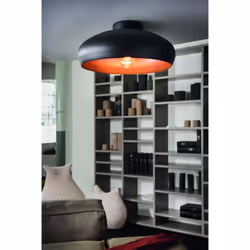 EGLO Mogano éclairage de plafond Noir, Cuivre E27