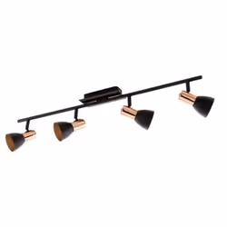 EGLO Barnham, Spot d'éclairage de surface, GU10, 4 ampoule(s), LED, 13,2 W, 3000 K