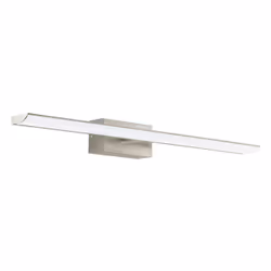 EGLO Tabiano, Nickel, Blanc, Plastique, Acier, IP20, Salle de bains, LED, 300 lm
