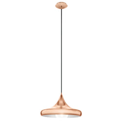 EGLO Coretto 2 éclairage en suspension Support flexible E27 Cuivre