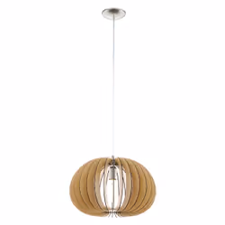EGLO Cossano, Support flexible, Couleur érable, Nickel, Marron, Acier, Bois, Intérieure