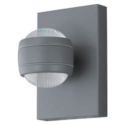EGLO SESIMBA Éclairage mural extérieur Module LED SMD LED 3,7 W Argent