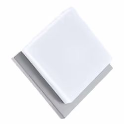 EGLO INFESTO 1, Éclairage de mural/de plafond extérieur, Argent, Acier inoxydable, Plastique, Acier inoxydable, IP44, I, Blan ...
