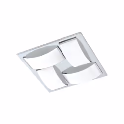 EGLO Wasao 1, 3000 K, 510 lm, IP44, Chrome, Blanc