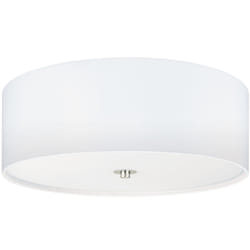 EGLO PASTERI éclairage de plafond Nickel, Blanc E27