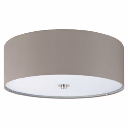 EGLO PASTERI, 3 ampoule(s), E27, Nickel, Taupe