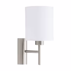 EGLO Pasteri, Surface, E27, Nickel, Blanc