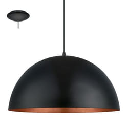 EGLO GAETANO 1 éclairage de plafond Noir, Cuivre E27