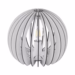 EGLO Cossano, Blanc, Acier, Bois, Chambre à coucher, Salon, IP20, II, ENEC
