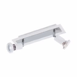 EGLO Sarria, Ampoule(s) non remplaçable(s), 10 W, 3000 K, 400 lm, 220-240 V, Chrome, Blanc