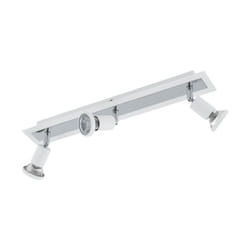 EGLO Sarria Spot d'éclairage de surface Chrome, Blanc Ampoule(s) non remplaçable(s)