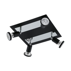 EGLO Sarria Noir, Chrome Ampoule(s) non remplaçable(s)