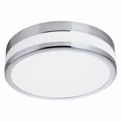 EGLO Led palermo, 3000 K, 2100 lm, IP44, Chrome, Blanc