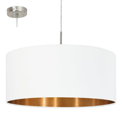 EGLO PASTERI éclairage de plafond Cuivre, Nickel, Blanc E27