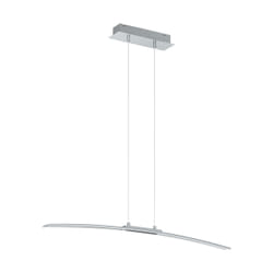 EGLO Lasana éclairage en suspension Support flexible Chrome, Blanc