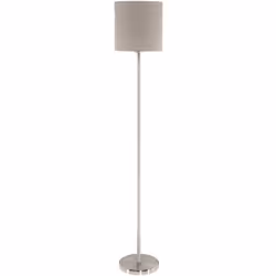 EGLO PASTERI, Salon, Nickel, Taupe, IP20, Tissu, Acier, II, E27