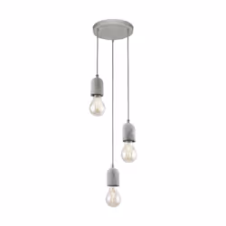 EGLO Silvares, Support flexible, Gris, Gris, Acier, Intérieure, I