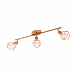EGLO Zapata, Spot d'éclairage de surface, Ampoule(s) non remplaçable(s), 6 W, 3000 K, 360 lm, Cuivre, Blanc