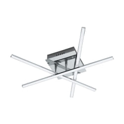 EGLO Lasana 1 éclairage de plafond Chrome, Blanc Ampoule(s) non remplaçable(s) LED