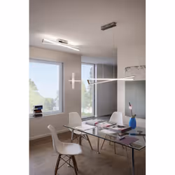 EGLO Lasana 1 éclairage de plafond Chrome, Blanc Ampoule(s) non remplaçable(s) LED