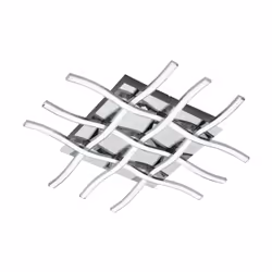 EGLO Lasana 1, 3000 K, 3780 lm, IP20, Chrome, Blanc
