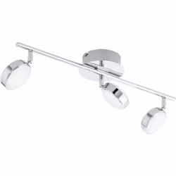 EGLO SALTO, 3 ampoule(s), LED, 3000 K, 640 lm, IP20, Chrome