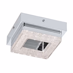 EGLO Fradelo, 3000 K, 400 lm, IP20, Chrome, Transparent