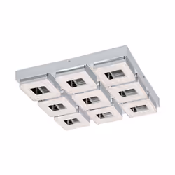 EGLO Fradelo, LED, Ampoule(s) non remplaçable(s), 3000 K, 400 lm, IP20, Chrome, Transparent