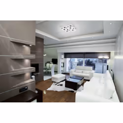 EGLO Fradelo éclairage de plafond Chrome, Transparent Ampoule(s) non remplaçable(s) LED