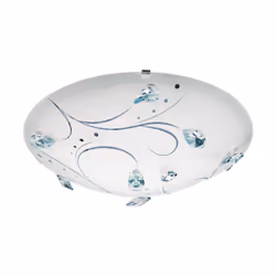 EGLO Sorrenta 1, 4000 K, 1500 lm, IP20, Transparent, Blanc