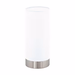 EGLO Damasco 1, Nickel, Blanc, Verre, Acier, Chambre à coucher, Salon, IP20, II, ENEC