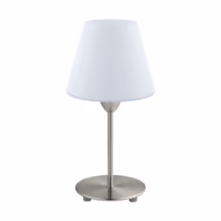 EGLO Damasco 1, Nickel, Blanc, Verre, Acier, Chambre à coucher, Salon, IP20, II, ENEC