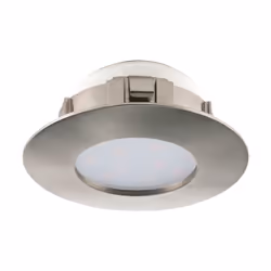 EGLO Pineda, Spot lumineux encastrable, Ampoule(s) non remplaçable(s), LED, 6 W, 3000 K, Nickel
