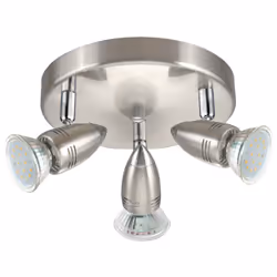 EGLO Magnum Led, Spot d'éclairage de surface, Ampoule(s) non remplaçable(s), 6 W, 3000 K, 240 lm, Chrome, Nickel