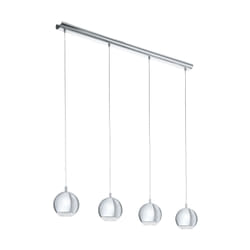 EGLO Conessa éclairage en suspension Support flexible GU10 Chrome, Transparent