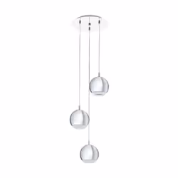EGLO Conessa, Support flexible, Chrome, Transparent, Transparent, Plastique, Acier, Plastique, Intérieure